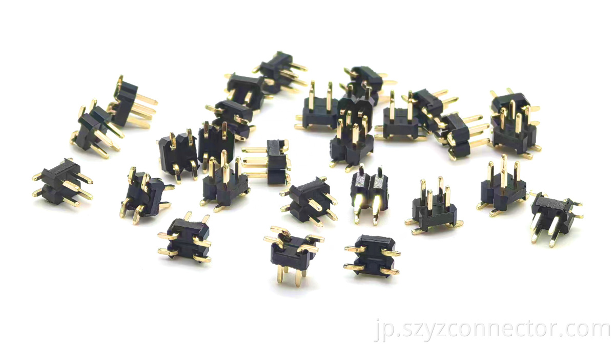 2.54mm Pitch Pin Header Connector Dual Row SMT H2.5mm 2*2P